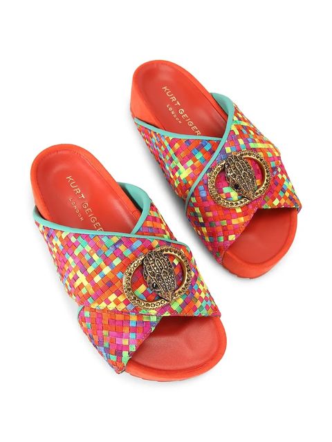 Kurt Geiger London klapki damskie Chelsea Cross Strap - zdjęcie produktu nr 1