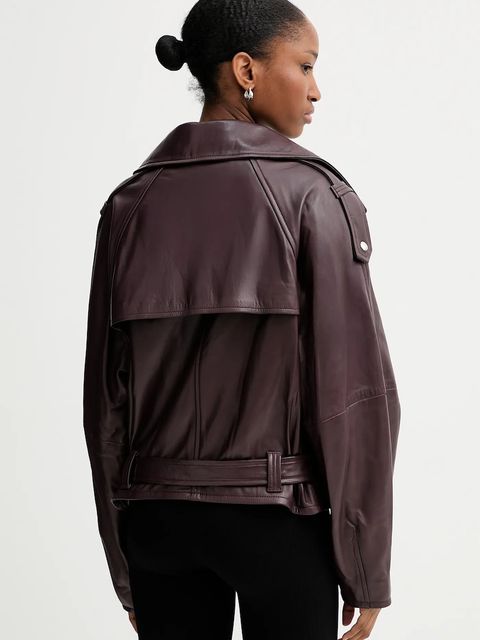 IRO kurtka skórzana WM137YURIA przejściowa YURIA - zdjęcie produktu nr 2