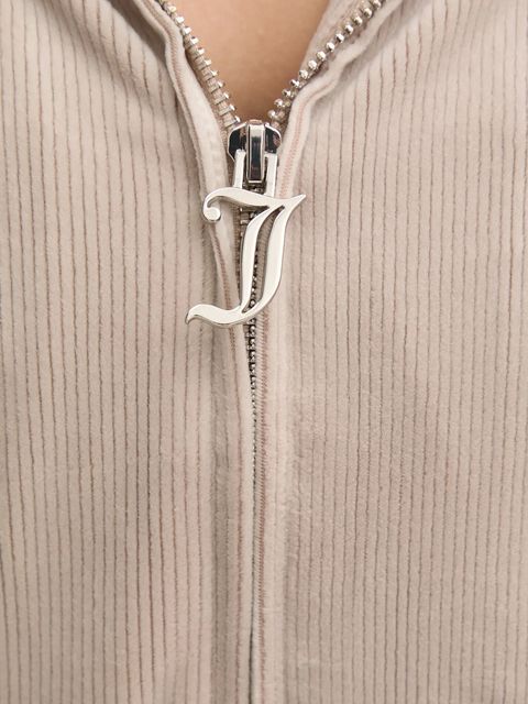 Juicy Couture bluza piżamowa LIV RIB VELOUR HOODIE