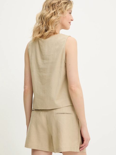 Answear.LAB bluzka i szorty lniane