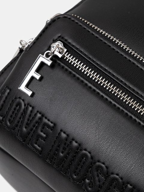 Love Moschino plecak damski kolor czarny mały gładki JC4344PP0NKA000B