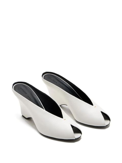 KHAITE 75mm open-toe wedge sandals - White - zdjęcie produktu nr 2