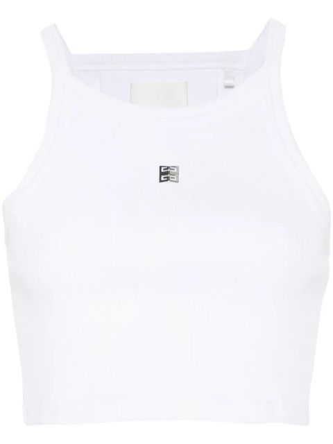 Givenchy 4G cropped tank top - White - zdjęcie produktu nr 1