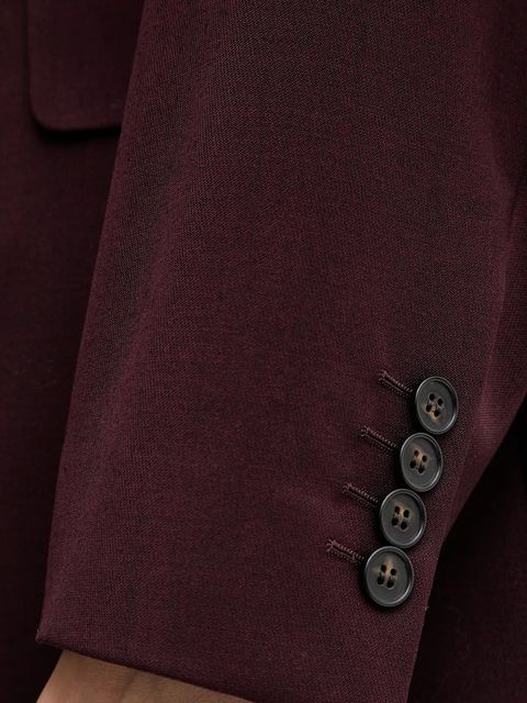 Filippa K marynarka z dodatkiem wełny kolor pomarańczowy jednorzędowa gładka 31825