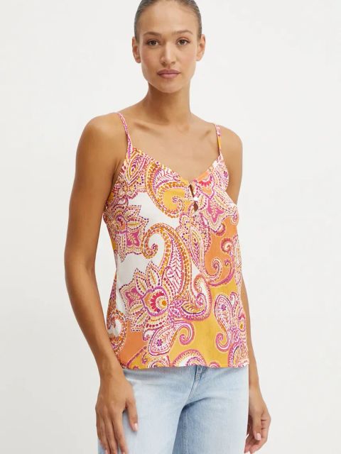 Morgan top OELI.F damski kolor żółty OELI.F