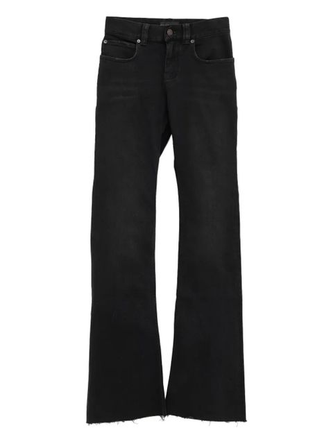 Balenciaga frayed-hem jeans - Black - zdjęcie produktu nr 1