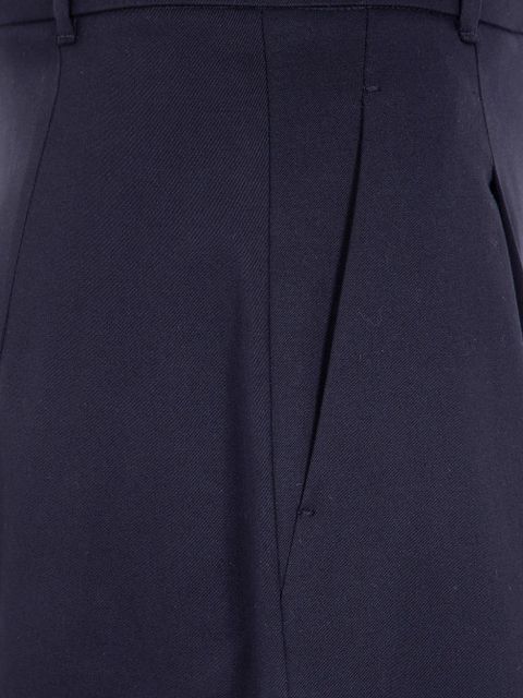 Max Mara Tequila pleated twill trousers - Blue