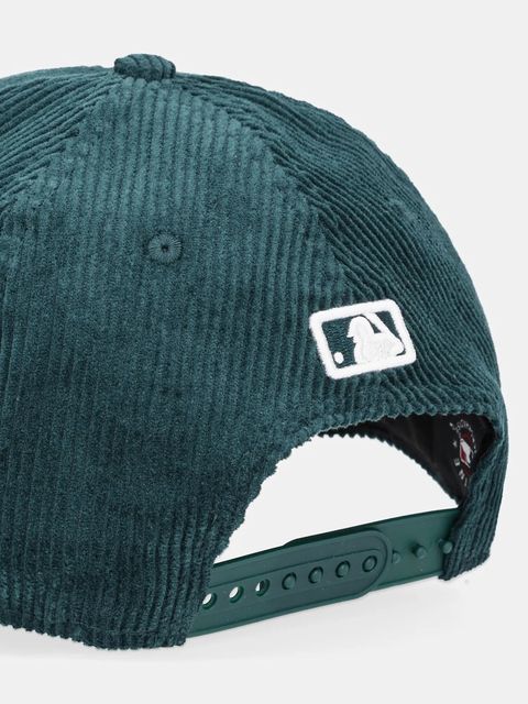 New Era czapka z daszkiem bawełniana 0 kolor zielony 60691061