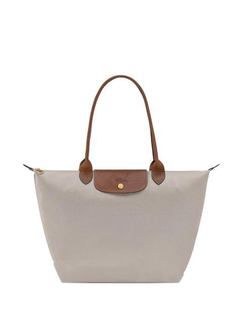Longchamp L Le Pliage top-handle pebble tote bag - Neutrals - zdjęcie produktu nr 2