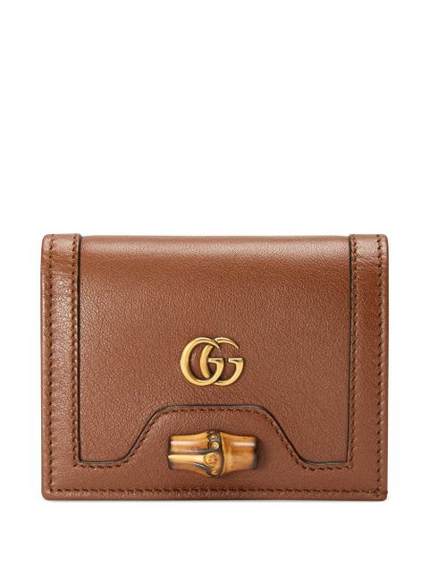 Gucci bamboo-detail leather wallet - Brown - zdjęcie produktu nr 1