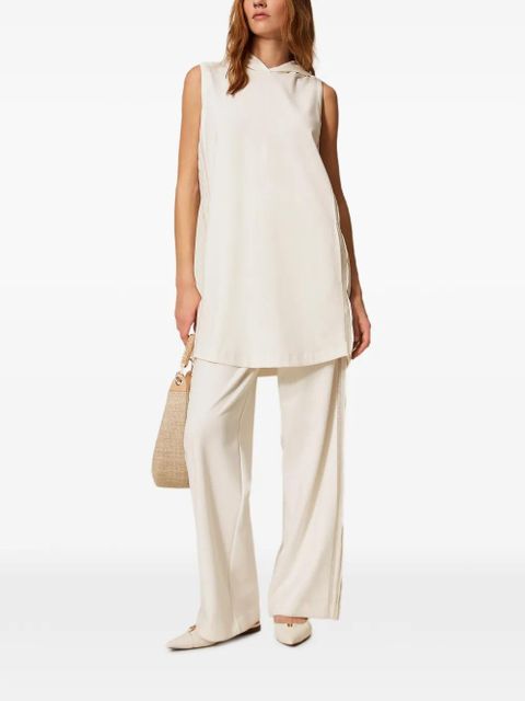 TWINSET pleated-detail mini dress - White - zdjęcie produktu nr 2