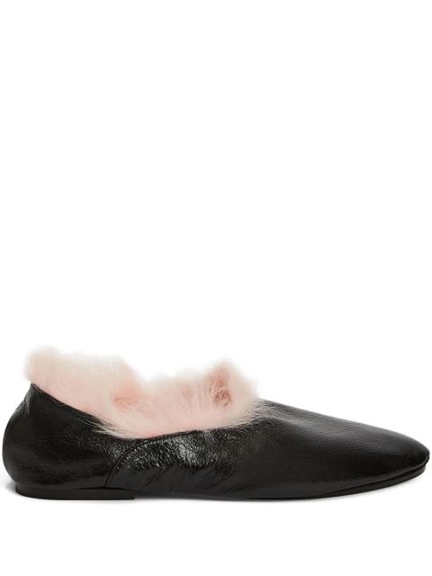 Jil Sander leather ballet flats - Black - zdjęcie produktu nr 1