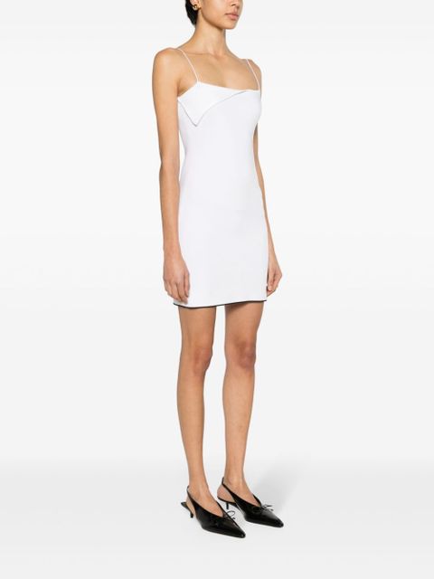 Jacquemus La Mini Robe Aro cocktail dress - White