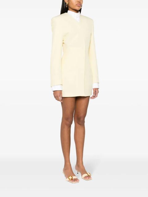 Jacquemus La Robe Cubo mini dress - Yellow