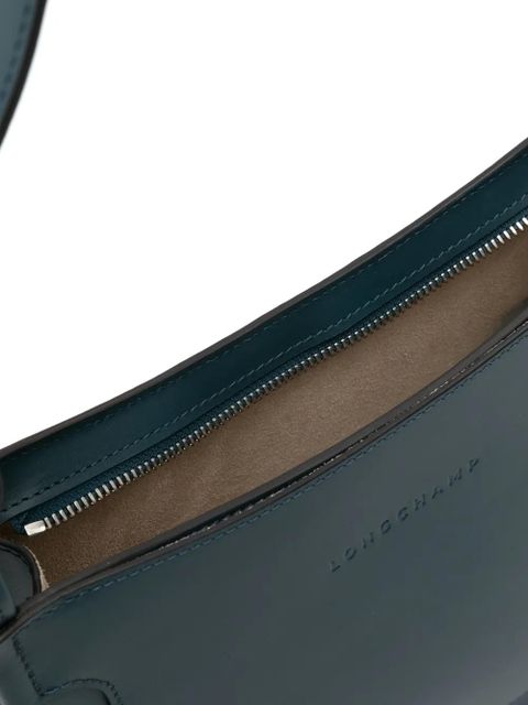 Longchamp small Le Foulonné leather shoulder bag - Blue