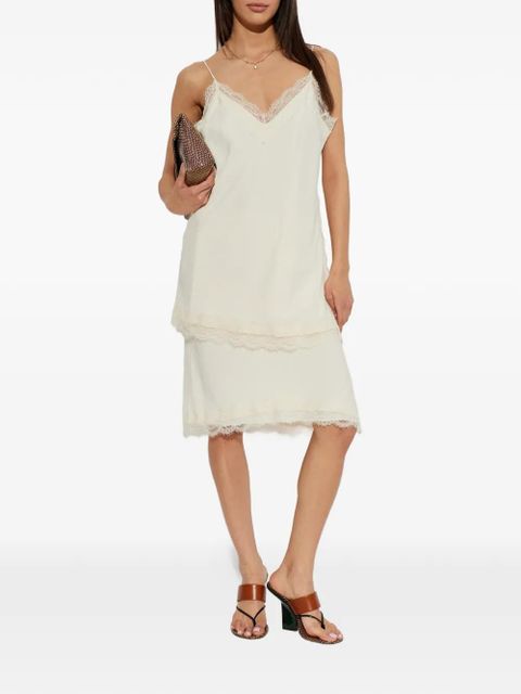 Róhe lace-trim midi skirt - Neutrals - zdjęcie produktu nr 1