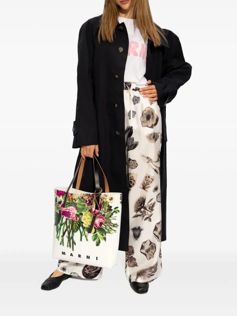 Marni single-breasted cotton coat - Black - zdjęcie produktu nr 2