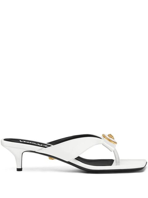 Versace Gianni 45mm leather sandals - White - zdjęcie produktu nr 1