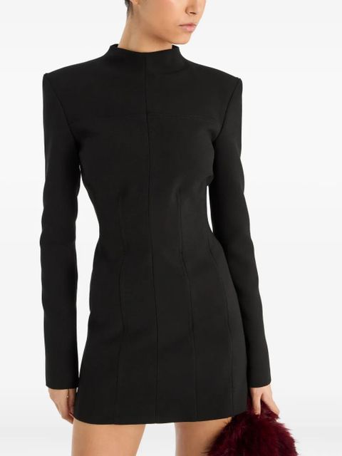 ROTATE BIRGER CHRISTENSEN long-sleeve mini dress - Black - zdjęcie produktu nr 2