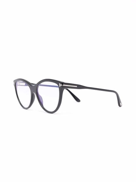 TOM FORD Eyewear detachable-frame cat-eye glasses - Black - zdjęcie produktu nr 2