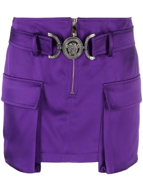 Versace Medusa Head-motif miniskirt - Purple - zdjęcie produktu nr 1