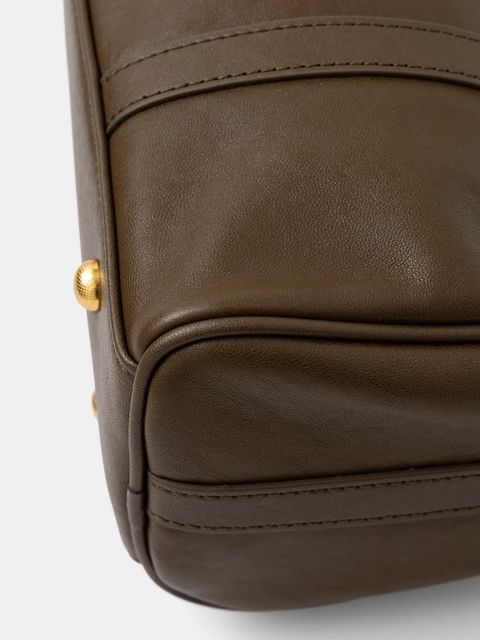 Answear.LAB torebka skórzana kolor zielony