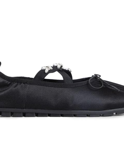 Simone Rocha embellished grip ballet flats - Black - zdjęcie produktu nr 2