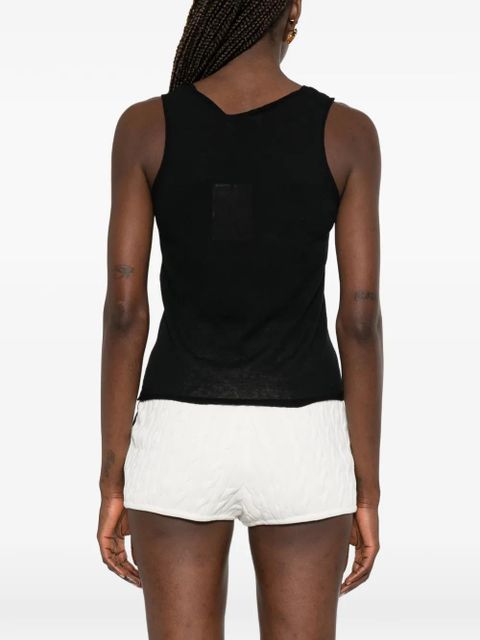 TWINSET cherry-intarsia top - Black
