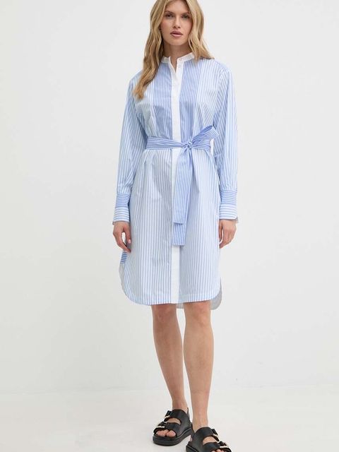 BOSS sukienka bawełniana - zdjęcie produktu nr 2