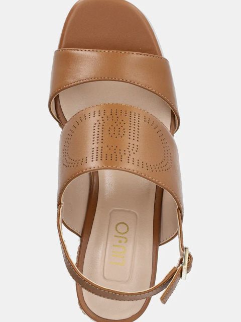 Liu Jo sandały skórzane KAREN 06 kolor brązowy SA5115P0102S1853