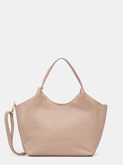 Answear.LAB torebka skórzana kolor różowy - zdjęcie produktu nr 1