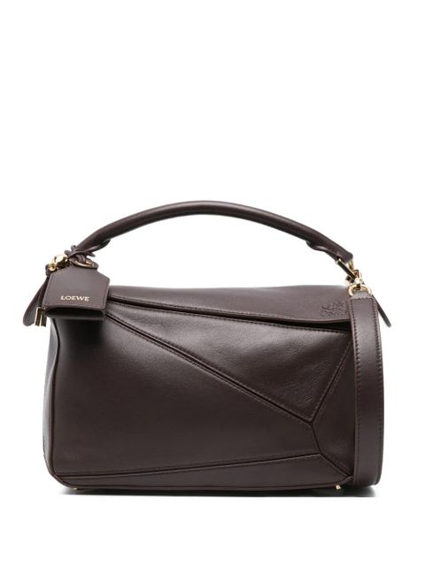 LOEWE zip-fastening lambskin clutch bag - Brown - zdjęcie produktu nr 1