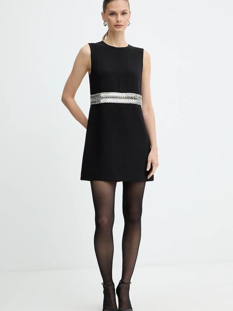 Pinko sukienka kolor czarny mini prosta 105956 A2YH - zdjęcie produktu nr 2