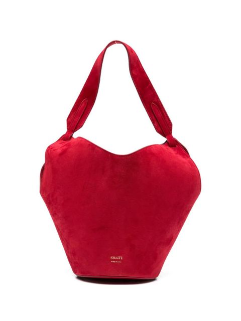 KHAITE Lotus tote bag - Red - zdjęcie produktu nr 1