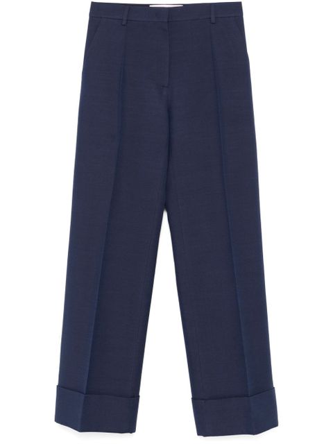 Valentino Garavani crepe trousers - Blue - zdjęcie produktu nr 1