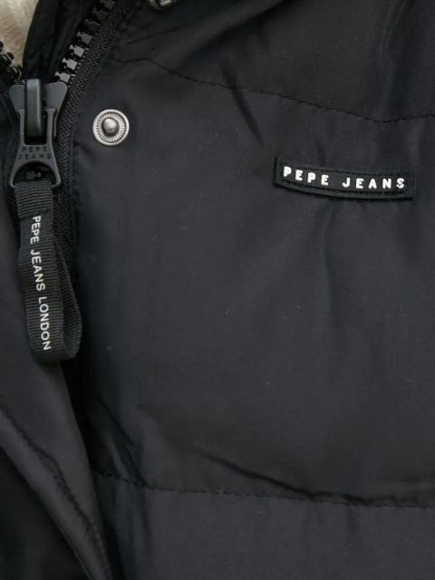 Pepe Jeans bezrękawnik BIBI VEST damski kolor czarny zimowy PL402439