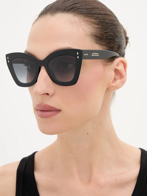 Isabel Marant okulary przeciwsłoneczne damskie kolor czarny IM 0050/G/S