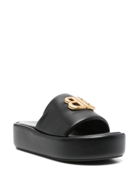 Balenciaga Rise slides - Black
