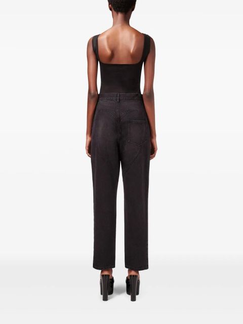 AREA Slit jeans - Black