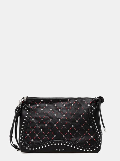 Desigual torebka YANKEE LEIRIA MINI BL kolor czarny 25WAXP37 - zdjęcie produktu nr 1