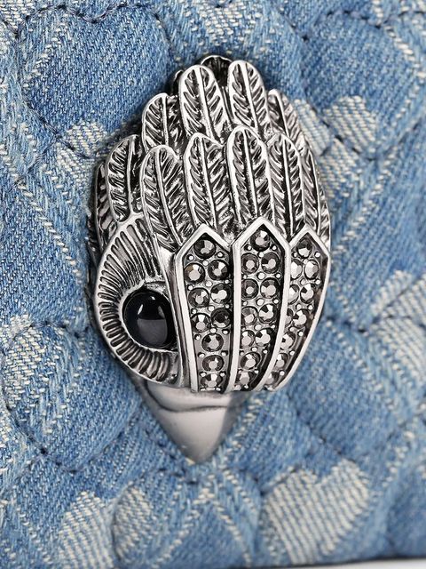 Kurt Geiger London torebka Kensington kolor niebieski 3571985669