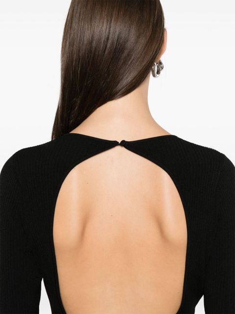 ROTATE BIRGER CHRISTENSEN knitted mini dress - Black