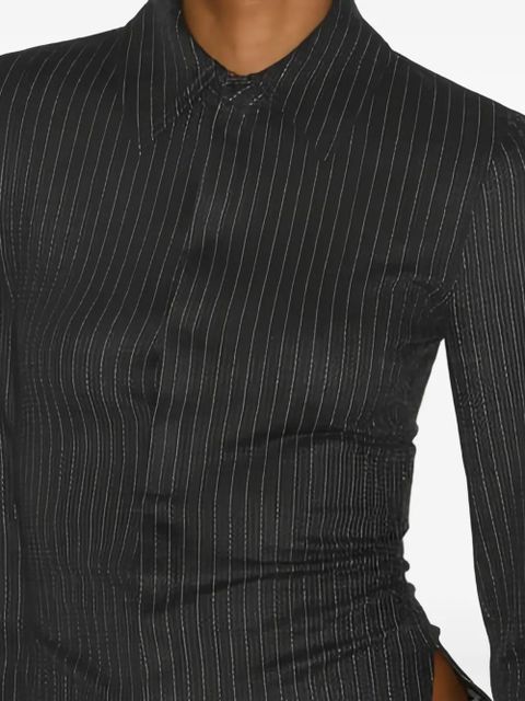 ISABEL MARANT Romea pinstripe shirt - Grey