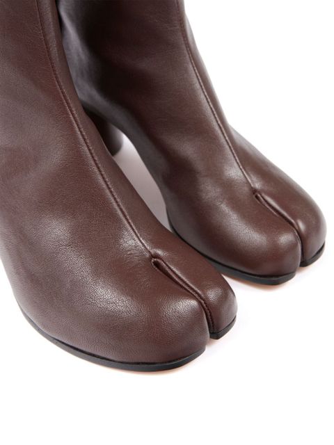 Maison Margiela Tabi 60mm leather ankle boots - Brown