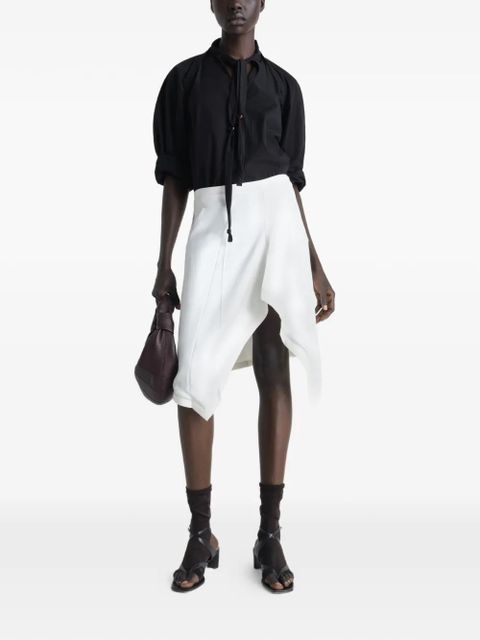 LEMAIRE pleated scarf skirt - White - zdjęcie produktu nr 2