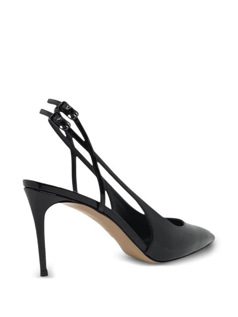 Casadei pointed-toe slingback pumps - Black