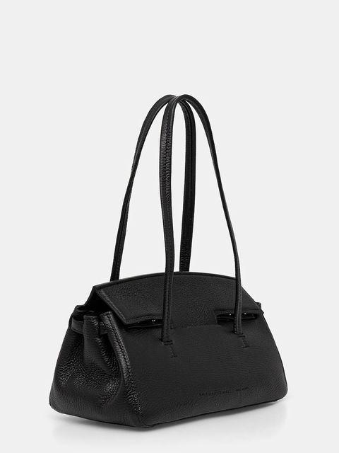 Liviana Conti torebka skórzana kolor czarny A5WA50