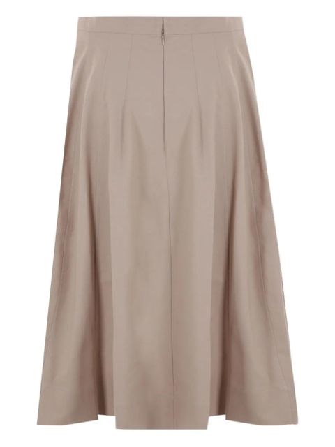 Chloé A-line midi skirt - Neutrals