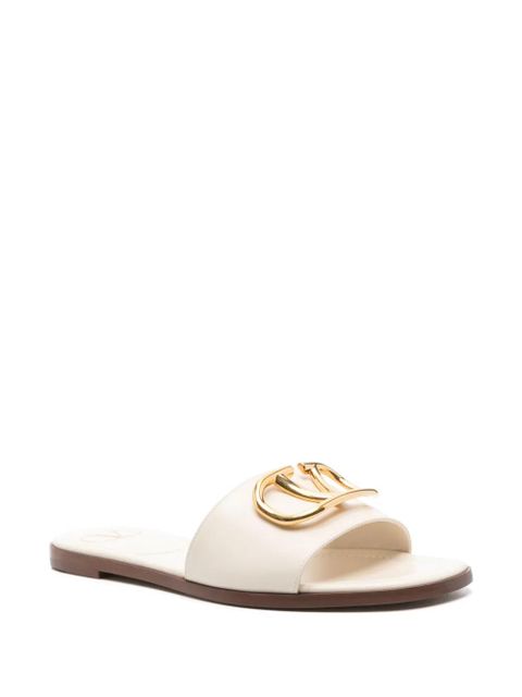 Valentino Garavani VLogo Signature slides - Neutrals