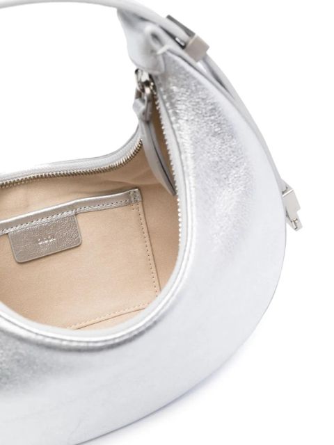 Osoi metallic Toni shoulder bag - Silver